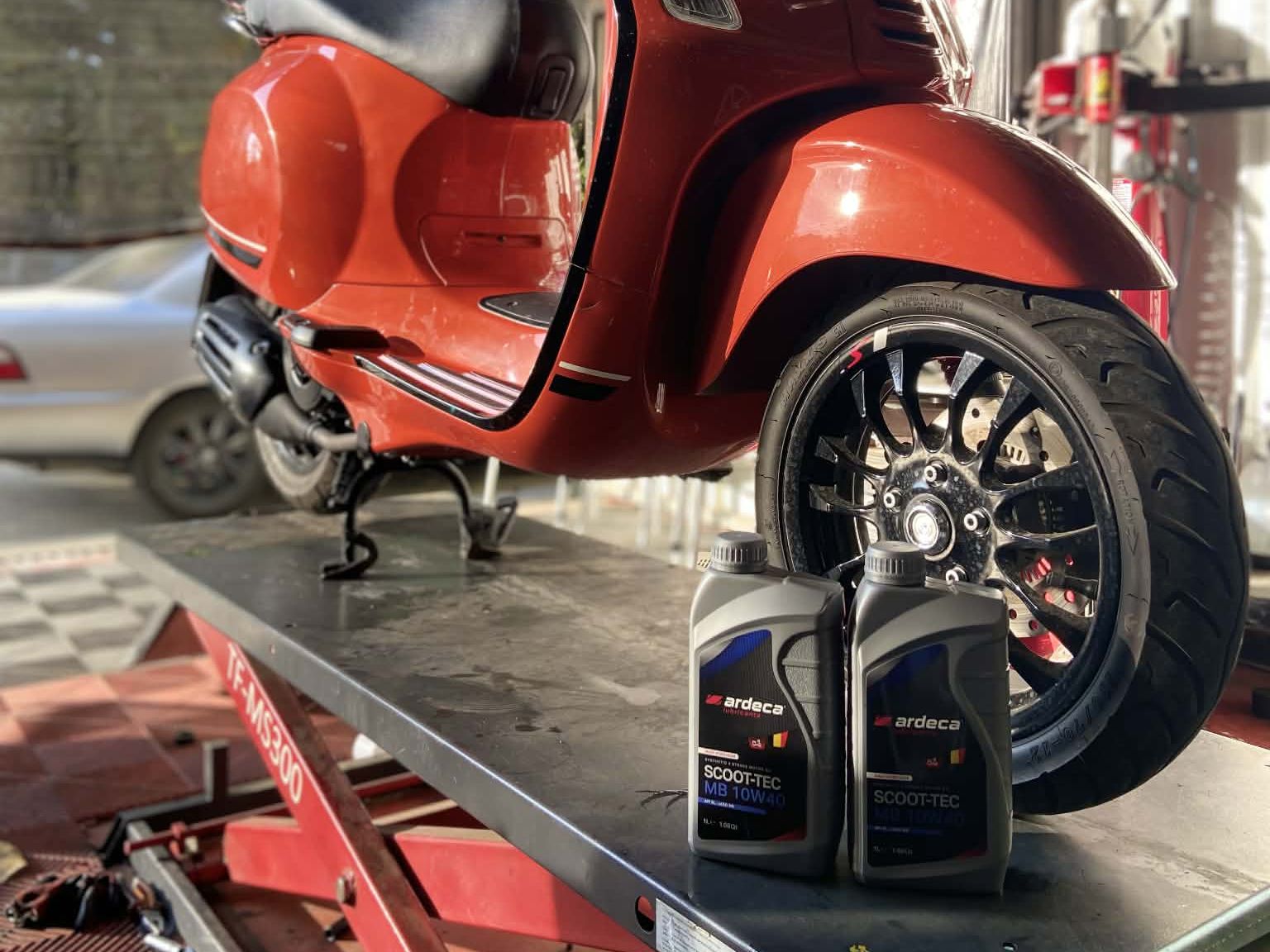 Scooter preventive maintenance at MotoNorte Batac