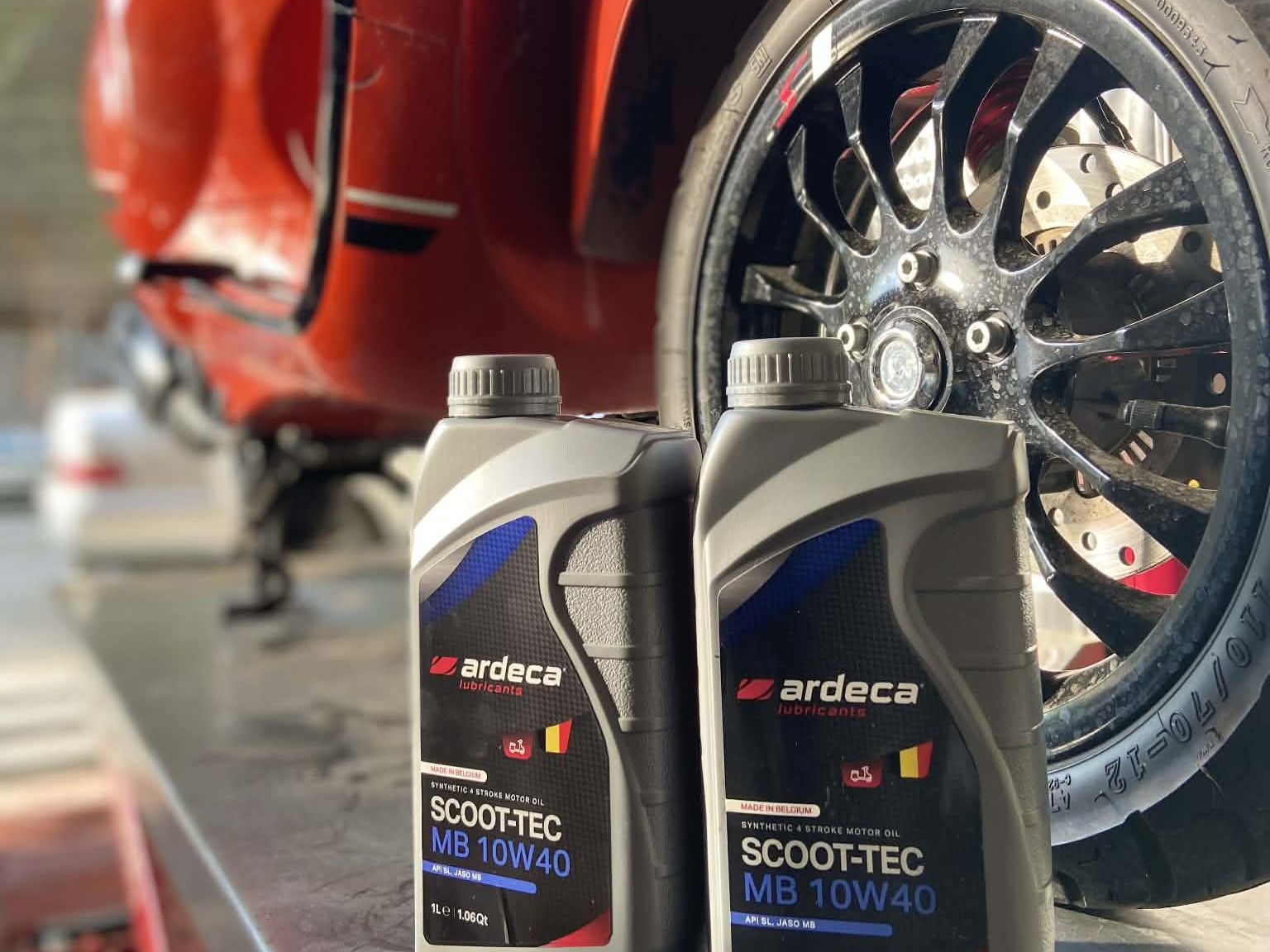 Ardeca fully synthetic scooter oil used for PMS at MotoNorte